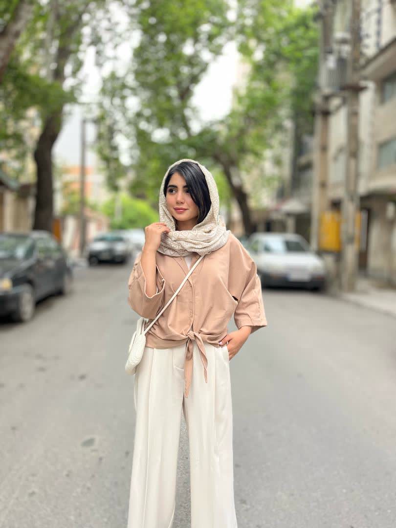 شومیز جلو گره 2563